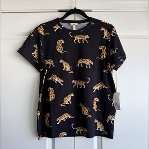 NWT Nach Leopard T Shirt Size M